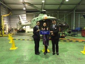 東京でヘリコプター体験!!